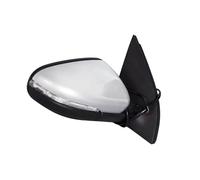 Para VW Para Golf 6 2008-2013 Conjunto Espejo Retrovisor 6 Líneas: Ajuste Eléctrico Calefacción Lentes Plegado Manual Espejos retrovisores completos(1PCS silver R)
