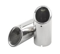 Para VW Para Golf 6 7 Mk6 Mk7 Para Lavida Para Bora Para Sagitar Para Tiguan Punta De Escape De Acero Inoxidable Del Silenciador 1.4T HETEVSCCK(Plata)