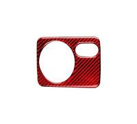 Para VW Para Golf 6 Gti R MK6 2008 2009 2010 2011 2012 Adhesivo Embellecedor Para Panel Interruptor Faros Delanteros Coche Fibra Carbono HETEVSCCK(Left-hand drive red)
