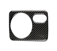 Para VW Para Golf 6 Gti R MK6 2008 2009 2010 2011 2012 Adhesivo Embellecedor Para Panel Interruptor Faros Delanteros Coche Fibra Carbono HETEVSCCK(Left-hand drive black)