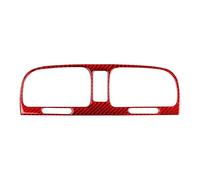 Para VW Para Golf 6 Gti R MK6 2008-2012 Pegatinas Decorativas Para El Marco De La Ventilación Central Del Interior Del Coche IENQBVL(Carbon fiber RED)