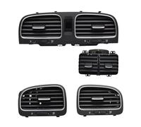 Para VW Para Golf 6 MK6 2009-2013 Panel Frontal Consola Ventilaciones Tablero Louver Aire Acondicionado Salida Ventilación 5K0819728 Parrilla parachoques delantero(4 piezas)