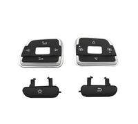Para VW para Golf 6 multifunción interruptor volante | Cubierta de la tapa del botón del interruptor de ajuste volumen de la dirección(A)