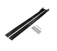 para VW para Golf 7 7.5 MK7/7.5 R para GTI 2013-2019 Exterior Difusor Divisor Lateral Inferior Alerón Lateral Parachoques Labio Faldones Laterales(Gloss Black 2.2M)