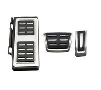 Para VW Para Golf 7 8 Pedales Coche Cubierta Pedal Freno Combustible De Coche Acelerador Pedal Acelerador Cubierta Pedal Freno Pedales De Coche(Full AT 3 Pcs)