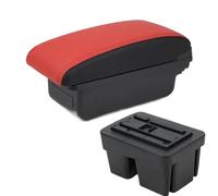 Para VW Para Golf 7 Mk7 2014 2015 2016-2019 Compartimento De Reposabrazos Para Coche Caja De Almacenamiento Central Detalles Interiores Accesorios RESPUNEKBAH(A5 Red black No USB)