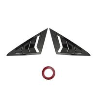 para VW para Golf 7 MK7 MK7.5 2013-2019 Persiana De Ventana Trasera Cubierta De Ventilación Lateral Cubierta De Parabrisas HETEVSCCK(Gloss Black)