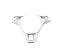 Para VW Para Golf 7 Para GTI MK7 Para Polo 2014-15 Para MK6 Cubierta Interior Volante Coche Accesorios Adhesivos Embellecedores Funda Cubierta Volante(Silver)