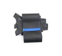 para VW para Golf 7 para GTI para R para MK7 para Passat para B8 para Polo para Scirocco 2015 2016 Cubierta Volante Trim Negro PU Línea Azul Azul