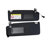 para VW para Golf 7 para Passat B8 para CC para Jetta MK7 Panel De Visera Parasol Negro Gris con Espejo Maquillaje 5GG857551 5GG857552 Viseras Parasol Visera Interior(1 Pair Black)