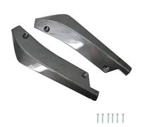 para VW para Golf 7 Universal Car Parachoques Trasero Alerón Difusor Extensión De Faldón Lateral(Fibra de Carbon)