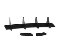 para VW para Golf 7 VII MK7 GTI 4 Aletas Negro Brillante Difusor De Parachoques Trasero De Coche Divisores Laterales Traseros Alerón 2013-2016 ABS