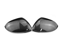 Para VW Para Golf 8 MK8 2020 2021 Cubiertas Espejo Tapas Carcasa Espejo Retrovisor Cubiertas Con Apariencia Carbono Negro Brillante(Carbon look,Without Assist)