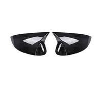 Para VW Para Golf 8 MK8 GTE GTD GTI Para R-line 2020 2021 2022 Tapas Cubierta Espejo Lateral Embellecedor Cubierta Espejo Retrovisor(Glossy Black)
