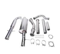 Para VW Para Golf GTI Para Jetta MK4 1999-2004 1.8L 3" Turbo Escape Trasero Con Bajante Colector De Carreras De Acero Inoxidable HBGURM