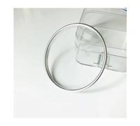 Para Vw Para Golf Para Jett Para MK5 Para MK6 Para Passat B6 B7 Faros Delanteros Coche Marco Decorativo Anillo Moldura Panel Consola Marco Panel Control Aire Acondicionado Automóvil( Silver)