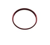 Para Vw Para Golf Para Jett Para MK5 Para MK6 Para Passat B6 B7 Faros Delanteros Coche Marco Decorativo Anillo Moldura Panel Consola Marco Panel Control Aire Acondicionado Automóvil( Red)