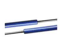 Para VW Para Golf Para Mk2 1983-1992 Hatchback Amortiguador Capó Puntales Gas Soporte Elevación Delantero Modificar Resorte Varilla Amortiguadora Capó Con Amortiguador Gas(Blue carbon fiber)