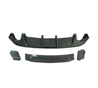 para VW para Golf para MK6 para GTI 2008-2013 Difusor Trasero Kit Carrocería Coche Negro Brillante Parachoques Spoiler Divisor Difusor Alerón Parachoques Trasero Coche(Standard Black)