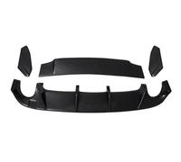 para VW para Golf para MK6 para GTI 2008-2013 Difusor Trasero Kit Carrocería Coche Negro Brillante Parachoques Spoiler Divisor Difusor Alerón Parachoques Trasero Coche(Carbon Look)