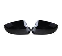Para VW Para Golf Rabbit Para Jetta MK5 GTI Para Passat EOS Para Sharan B6 B5.5 Cubierta De Espejo Retrovisor Lateral Protector De Tapa BLNETU(Glossy Black)