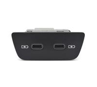 Para VW Para ID.4 2023-2026 Para Atlas Para Cross Sport 2024-2026 Toma De Interfaz USB Dual Trasera Adaptador USB Interfaz AUX