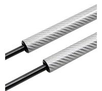 Para VW Para Lupo 3 Puertas Hatchback 2000-2002 2003 2004 Varilla Soporte Elevación Maleter Amortiguador Choque Pistones Puntal Puerta Trasera Amortiguador Maletero(Silver Carbon Fiber)