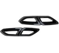 Para VW Para Magotan Para Passat B8 2016-2019 Alerón Para Parachoques Trasero Marco Garganta Trasera Coche Embellecedor Tubo Escape Tubo De Cola De Coche(Aspecto de carbono)