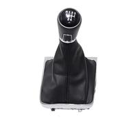 Para VW Para p&assat B6 2005-2011 Perilla Cambio Marchas 5/6 Velocidades Pomo Palanca Cambios Estilo Marco Maletero Pomo Palanca Cambios Funda Pomo cambios marcha(5 speed)