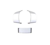 para VW para Passat B6 para Jetta para Golf 5 MK5 para Tiguan 2007-2011 Cubierta Decorativa para El Volante del Automóvil RESPUNEKBAH(Plata)
