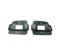 Para VW para Passat B7 multifunción interruptor volante | Ajuste de la cubierta del botón de Control de Audio del interruptor del volante multifuncional(1 Pair B)