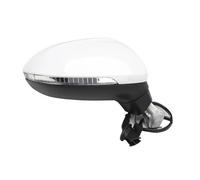 Para VW Para Passat B8 2017-2020 6 8 9 13 Cables Lado Izquierdo Derecho Eléctrico Calefacción Plegable Señal Giro Espejo Lateral Conjunto Espejo Completo(BLANCO,6 Wires Right)