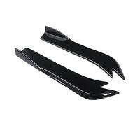 para VW para Passat CC 2009 2010 2011 2012 Alerón Trasero para Maletero Difusor De ala Canard Divisores En Ángulo HETEVSCCK(Gloss Black)