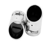 Para VW Para Passat CC Para Passat B6 3C Para EOS 52-73mm Silenciador De Escape De Coche Punta De Cola Silenciador Trasero Redondo Tubo Final