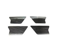 Para VW Para Passat Para B8 2016-2019 Cubierta Carrocería Moldura Barra Manija Interior Puerta Marco Cuenco Apoyabrazos 4 Piezas Coche Decorativo Interior Tiras(Negro)