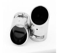 Para VW Para Passat Para CC B6 3C Para EOS 52-73mm Silenciador Escape Coche Acero Inoxidable Punta Embellecedor Extremo Trasero tubos escape