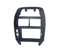 Para VW Para Polo 2004 2005 2006 2007-2011 Doble Din Radio Player 2 Din Only Frame Audio Dash Trim Facia Panel 9 Pulgadas Marco fascia estéreo(Marco negro)