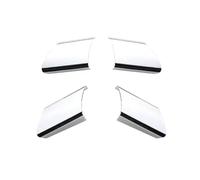 para VW para Polo 2004 2005 2006 2007 Embellecedor Adhesivo para Volante RESPUNEKBAH(Plata)