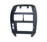 para VW para Polo 2004-2011, Reproductor De Radio Doble DIN, Marco De DVD para Coche, Adaptador De Audio De 9 Pulgadas. Kit Montaje Autoradio(Black-Frame)