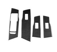 Para VW Para POLO 2019 2020 2021 2022 2023 2024 2025 Pegatina Decorativa De Fibra De Carbono Para Elevalunas YIJIAVSX(1)