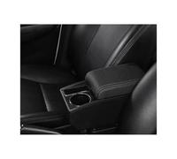 Para VW Para Polo 9N 3 2002-2009 Reposabrazos Para Coche Caja De Almacenamiento Portavasos Accesorios Para Coche Reposabrazos(N1 white line No USB)