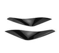 Para VW Para Polo MK6 AW Para GTI Para Line 2018-2021 Cubierta Cejas Para Párpados Luces Traseras Coche Accesorios 1 Par Coche Faros Cejas(Glossy Black)