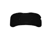 Para VW Para Polo Para Mk4 2001-2010 Revestimiento Motor Capó Delantero Coche Aislamiento Térmico Cubierta Tapete Insonorizado Algodón Almohadilla De Aislamiento(Black A)