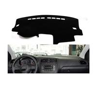 para VW para Polo para MK5 6R 2009-2018, Cubiertas para Salpicadero Coche con Volante A La Derecha E Izquierda Alfombrilla Cojín Alfombras Cubierta Salpicadero Antideslizante(Negro,Izquierda)