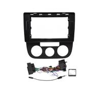 para VW para Sagitar para Jetta para Bora 2005-2018 Radio Fascia Marco 10 Inch Estéreo Panel Arness Energía Cable Adaptador Canbus Fascia del Panel de Radio(Frame Cable canbus-4)
