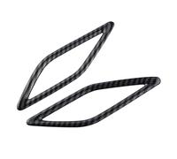 Para VW Para T-Cross 2018 2019 2020 2021 2022 2023 Accesorios Adhesivos Para El Marco De La Cubierta Del Altavoz Del Pilar Delantero Del Coche IENQBVL(Carbon fiber black)
