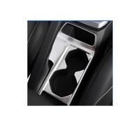 Para VW Para T-cross Para Tcross 2019 2020 2021 2022 LHD Consola Coche Panel Caja Cambios Molduras Marcos Cubierta Tiras Adhesivas Decoración Interiores(Silver Matte)