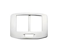Para VW Para T-Roc 2017-2024 Embellecedor Adhesivo Para El Marco Salida Ventilación Trasera Aire Acondicionado Coche Decoración Interiores(Plata)