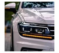 Para VW Para Tiguan 17-21 Conjunto Faros Delanteros Coche Lámpara Principal | Faro Coche Señal De Giro Secuencial LED Angel Eyes DRL Completa Conjunto Faros Aelanteros