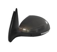 Para VW Para Tiguan 2009-2016 Conjunto Espejo Lateral Puerta Ala Coche Marco Cubierta Espejo Retrovisor Lente Cristal Lámpara Luz Señal Giro GFVFGNLNNA(6pins left brown)